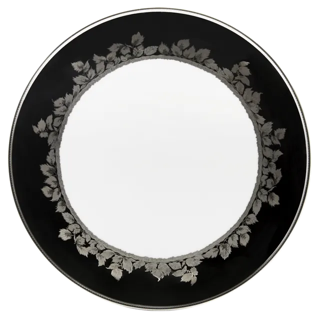 haviland-feuille-de-platine-plat-tarte-porcelaine-platine image 1