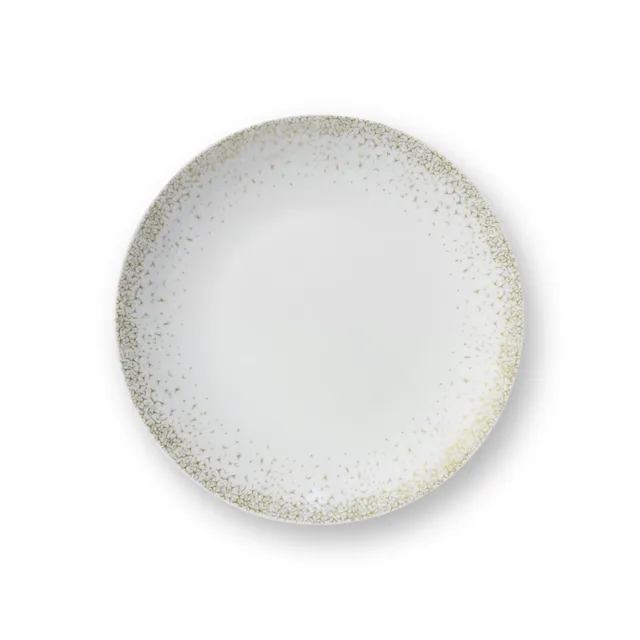 m-dard-de-noblat-byblos-6-assiettes-dessert-porcelaine-blanc-dor image 1