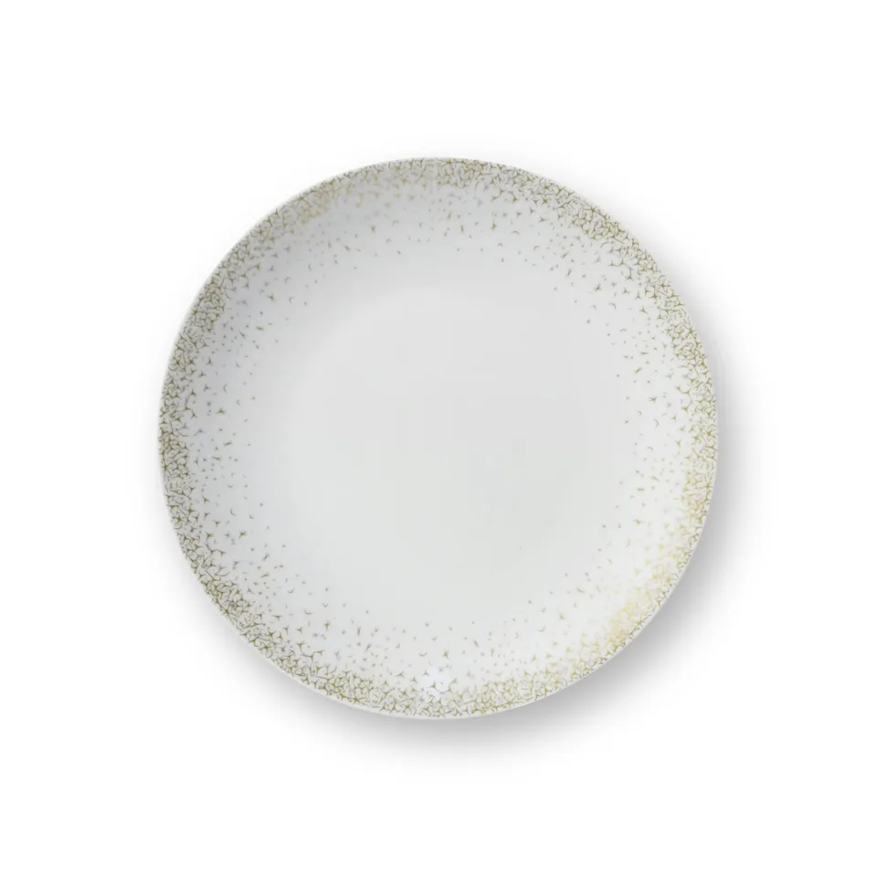 m-dard-de-noblat-byblos-6-assiettes-dessert-porcelaine-blanc-dor image 1