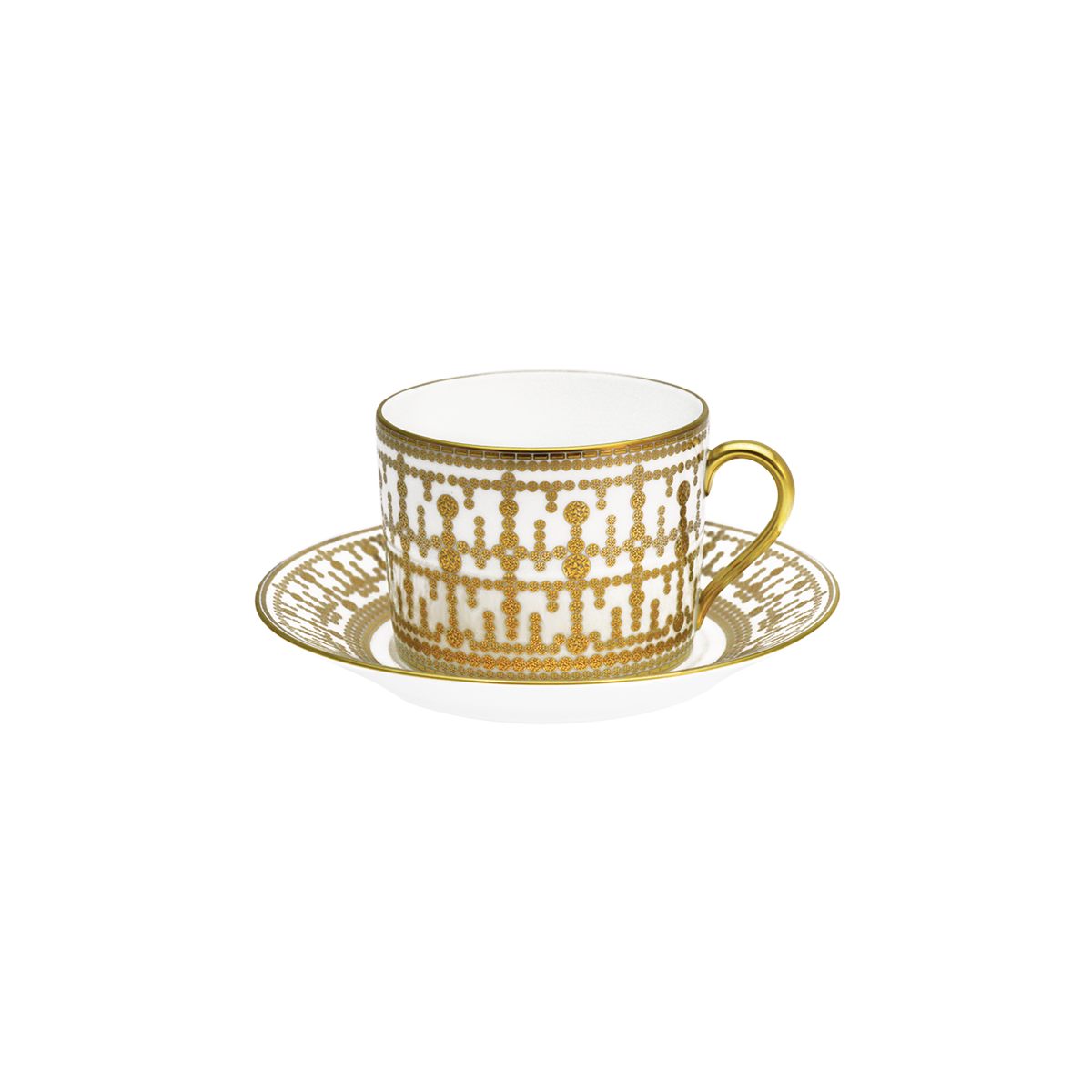 haviland-tiara-tasse-d-jeuner-et-soucoupe-blanc-or-porcelaine image 1