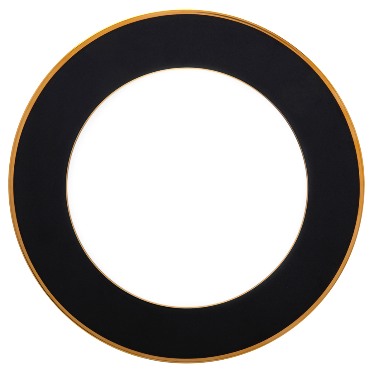 haviland-h-ritage-assiette-pr-sentation-noir-mica-or image 1
