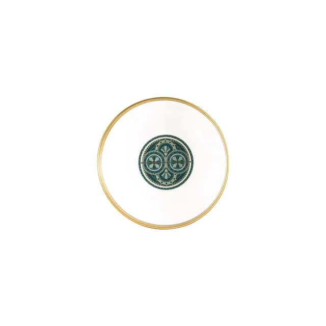 haviland-r-ves-du-nil-bol-riz-porcelaine-vert-et-or image 1