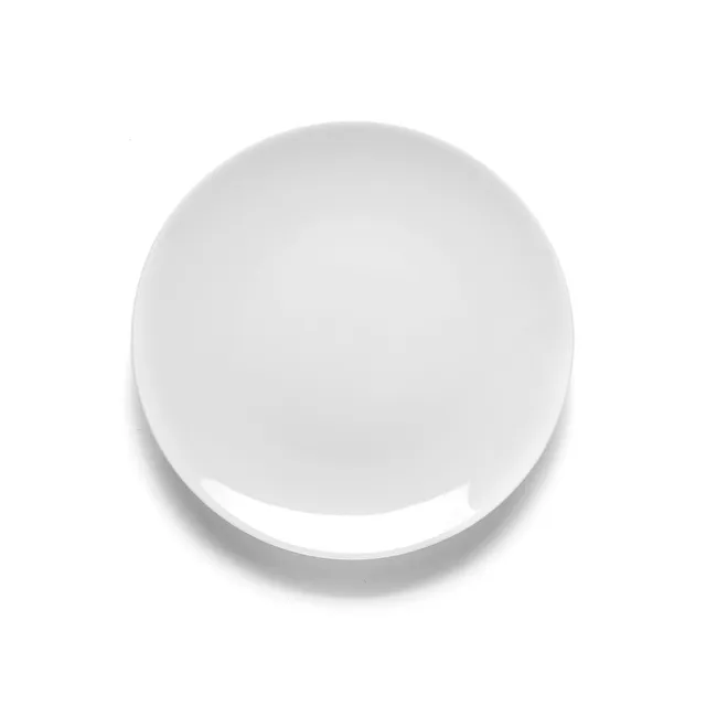 m-dard-de-noblat-hermine-lot-6-assiettes-dessert-porcelaine-blanc image 1