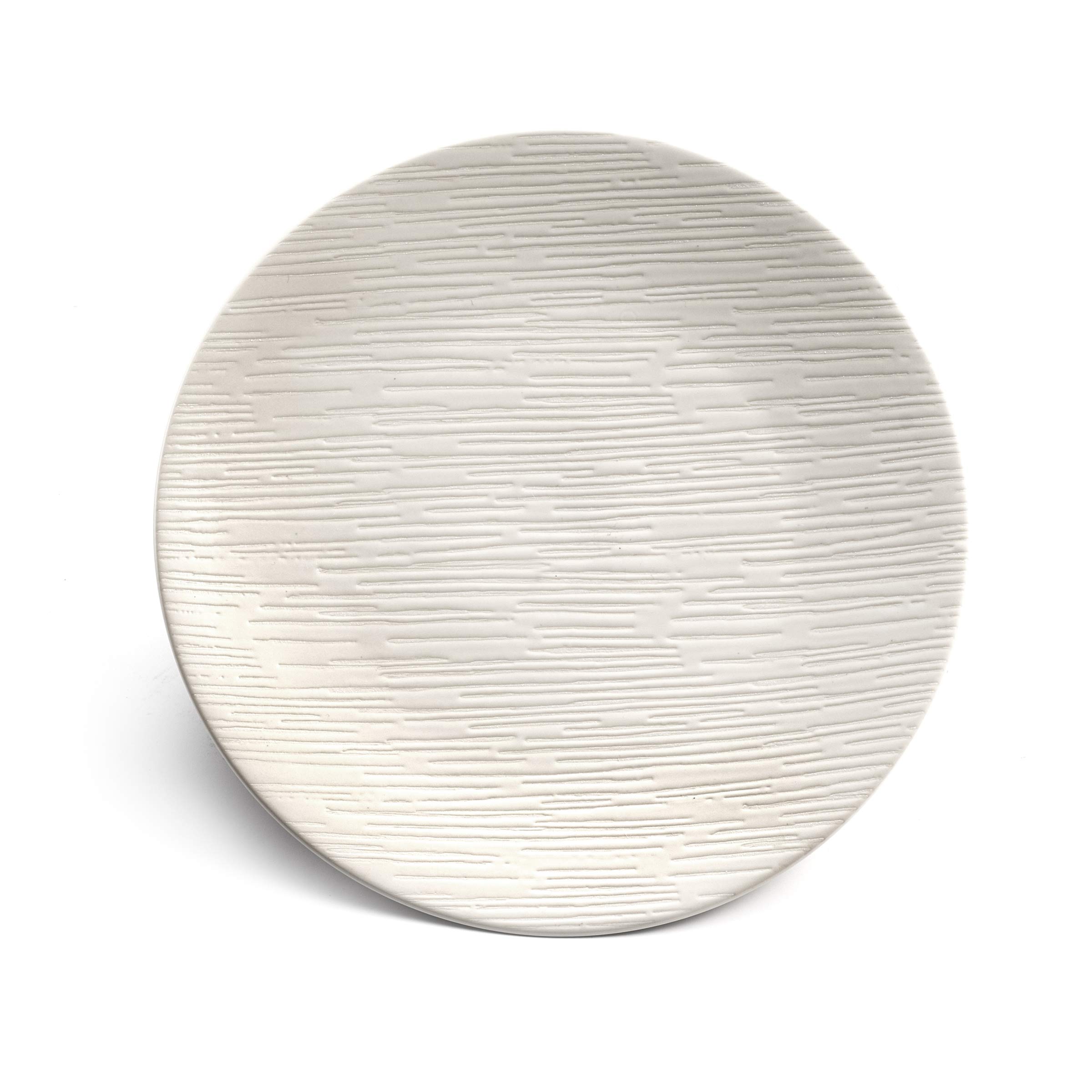 m-dard-de-noblat-magma-assiette-dessert-20-cm-lot-6-ivoire image 1