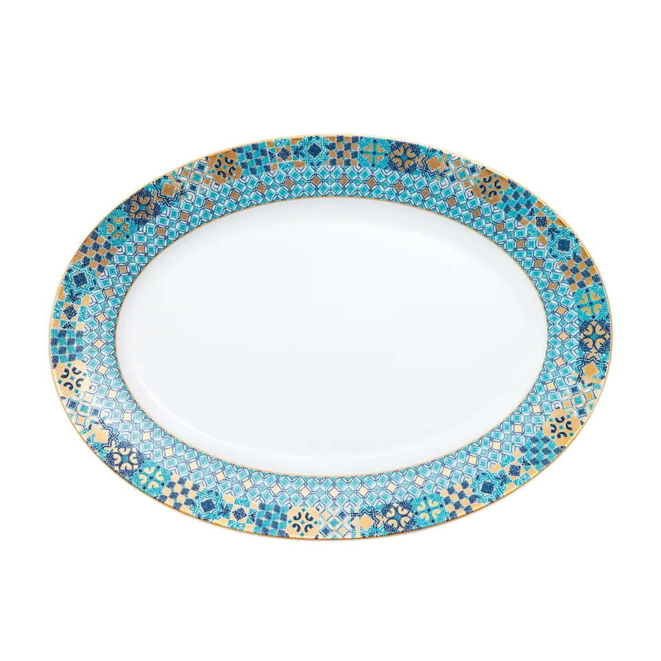 haviland-portofino-plat-ovale-porcelaine-limoges image 1