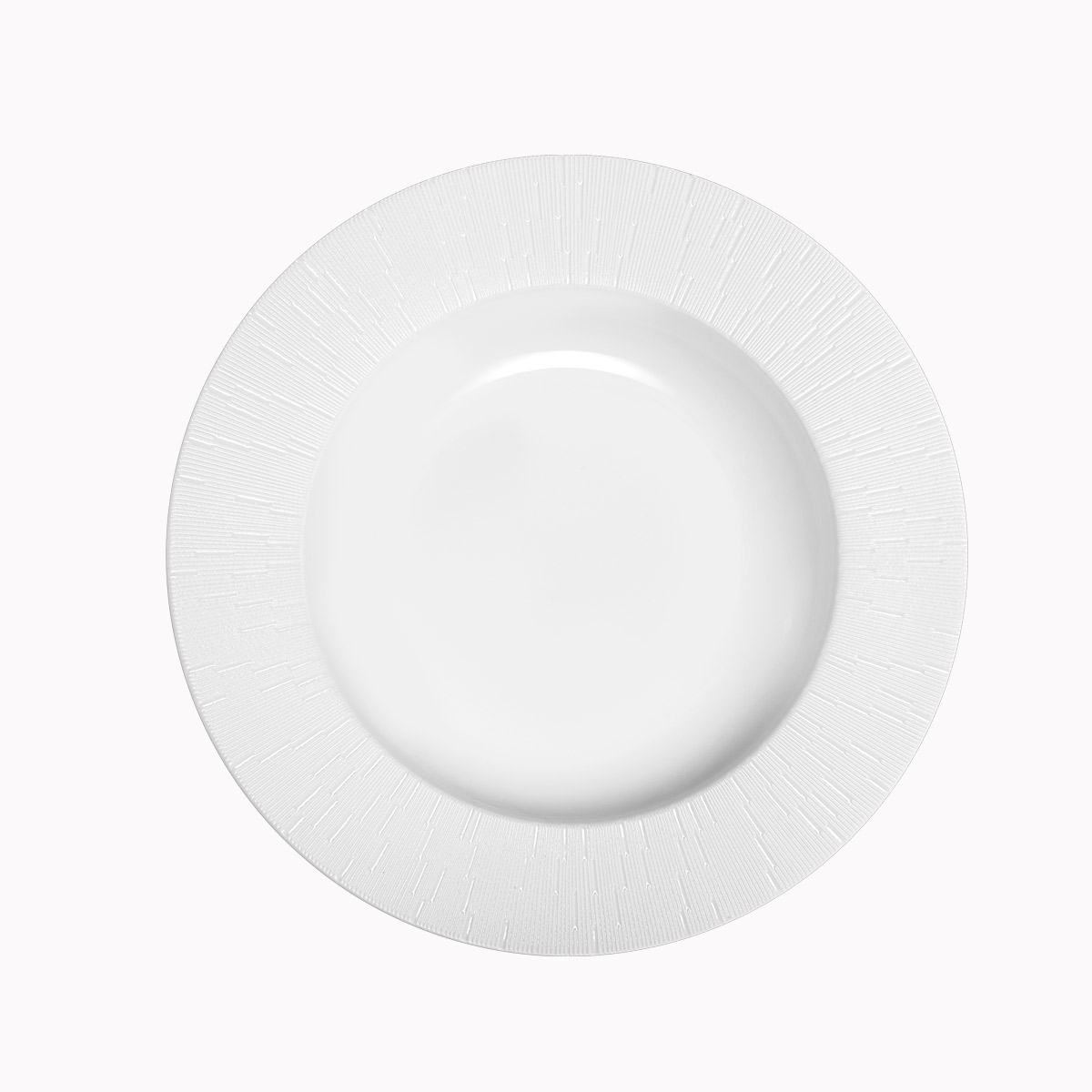 haviland-infini-assiette-creuse-aile-blanche-porcelaine image 1