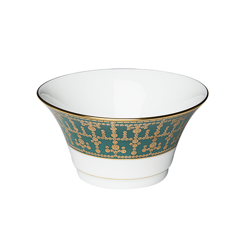 haviland-tiara-bol-c-r-ales-porcelaine-bleu-paon-or image 1