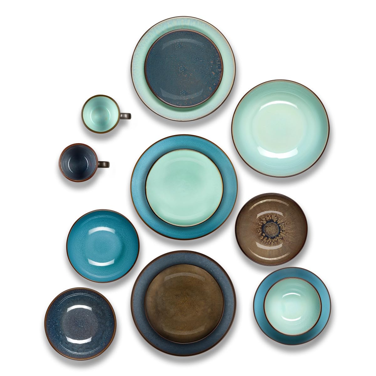 m-dard-de-noblat-feeling-assiette-gourmet-gr-s-indigo-24-5-cm-lot-6 image 3