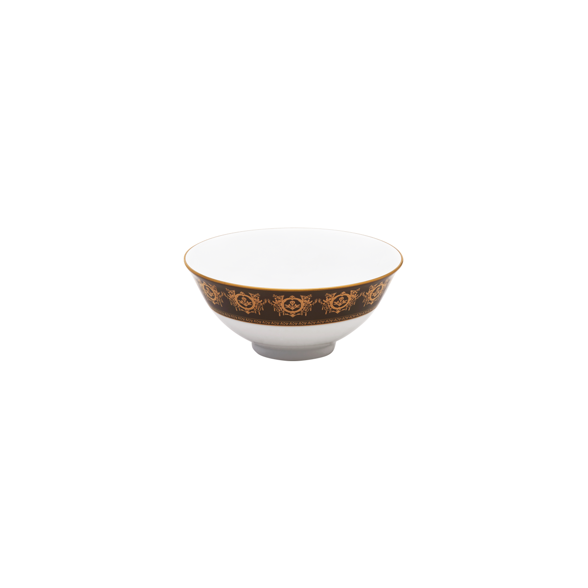 haviland-ritz-imp-rial-bol-soupe-bronze-porcelaine image 1