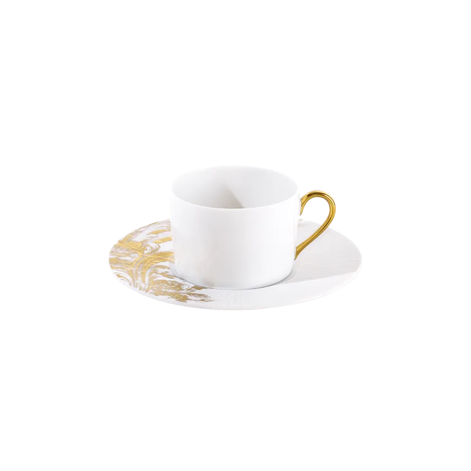 haviland-stanislas-tasse-th-soucoupe-porcelaine-or image 1