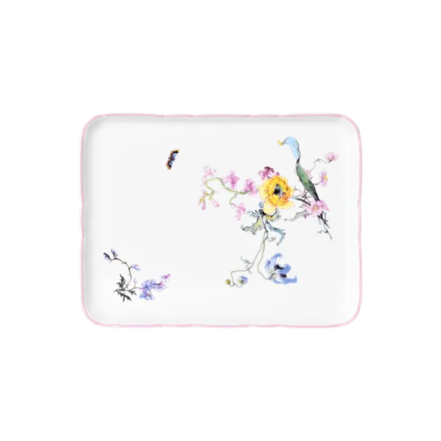 haviland-h-ritage-plateau-fleurs-d-auteuil-porcelaine image 1