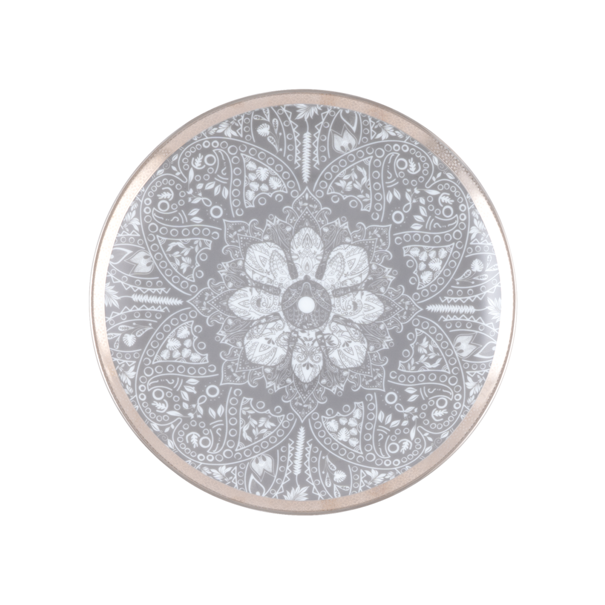 haviland-romane-assiette-dessert-grise-porcelaine image 1