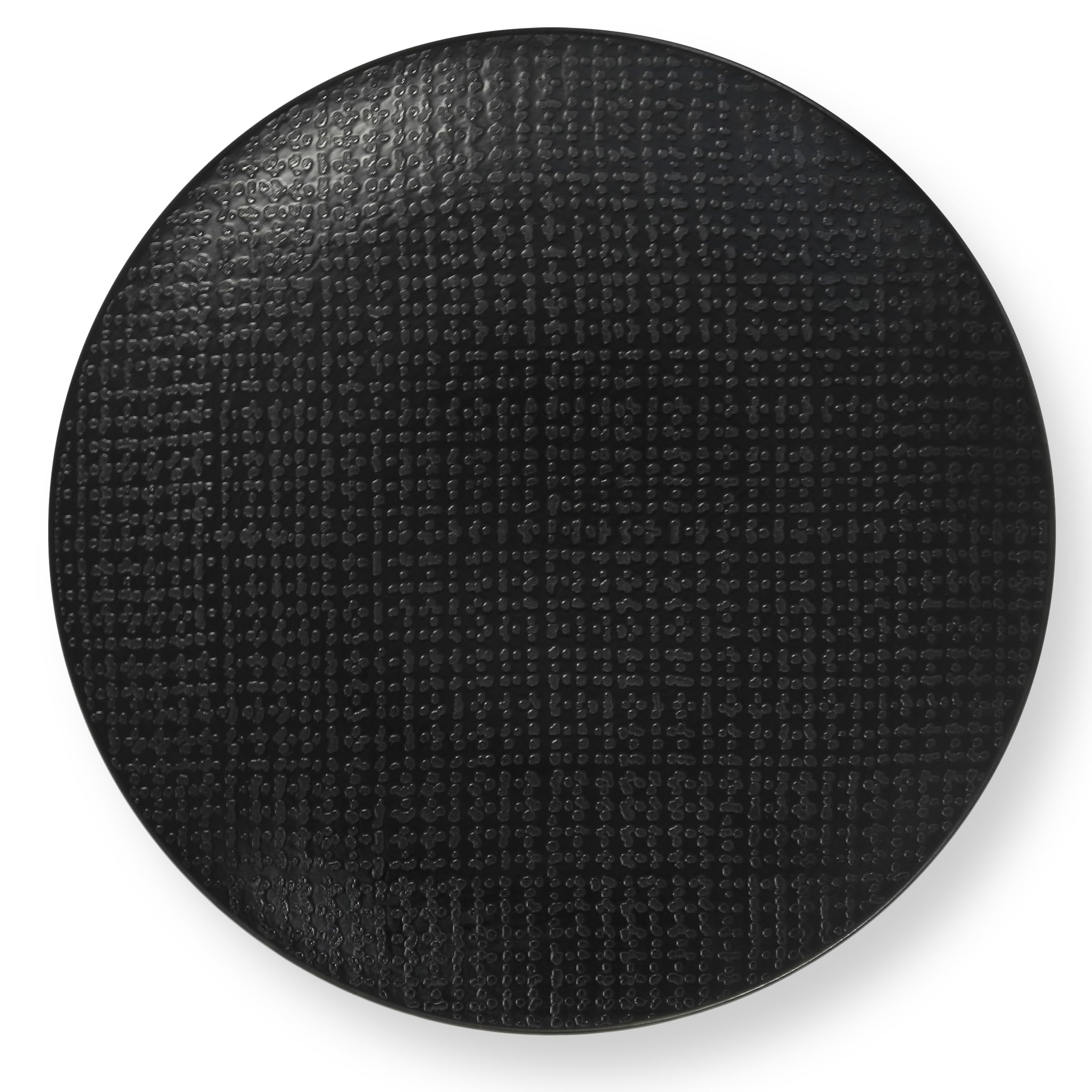 m-dard-de-noblat-tweed-noir-service-18-assiettes-gr-s-noir image 2