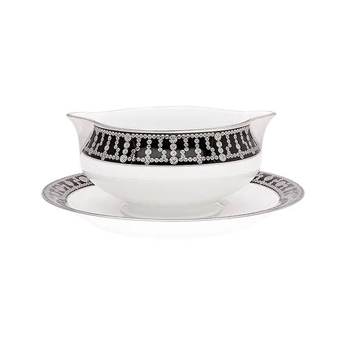 haviland-tiara-sauci-re-noir-platine-porcelaine image 1