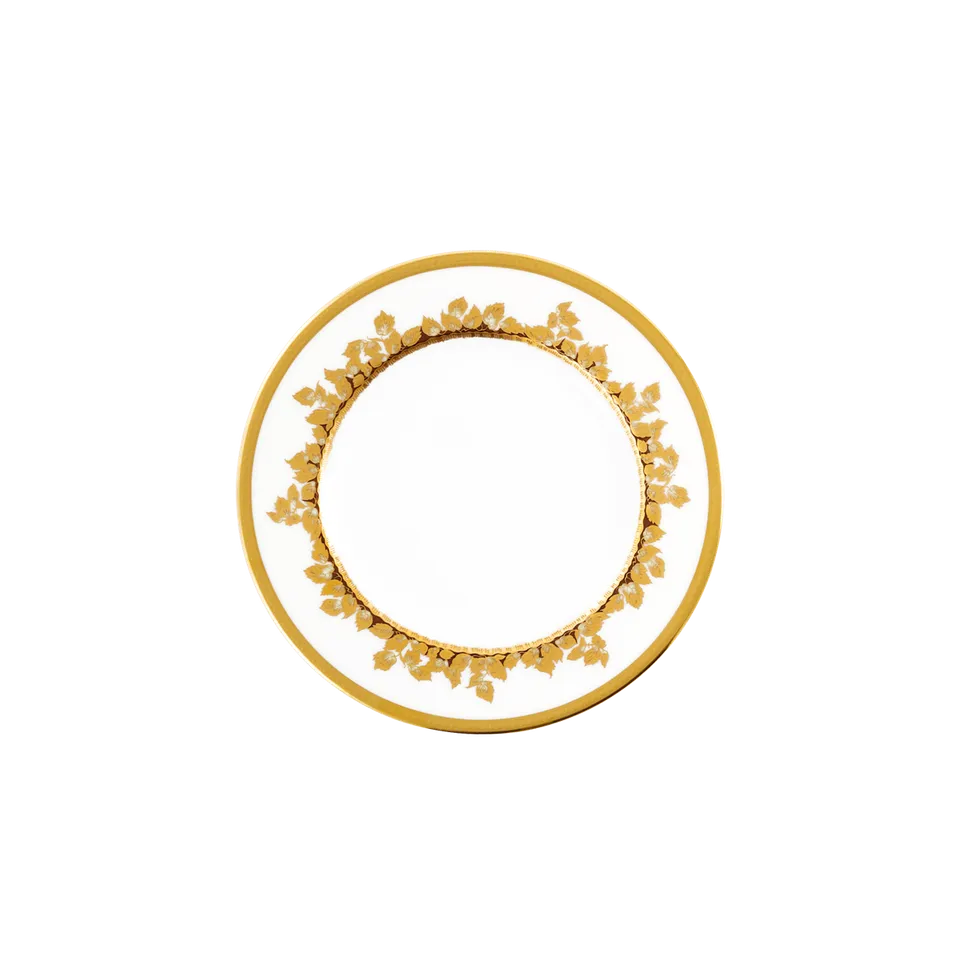 haviland-feuille-d-or-assiette-pain-or image 1