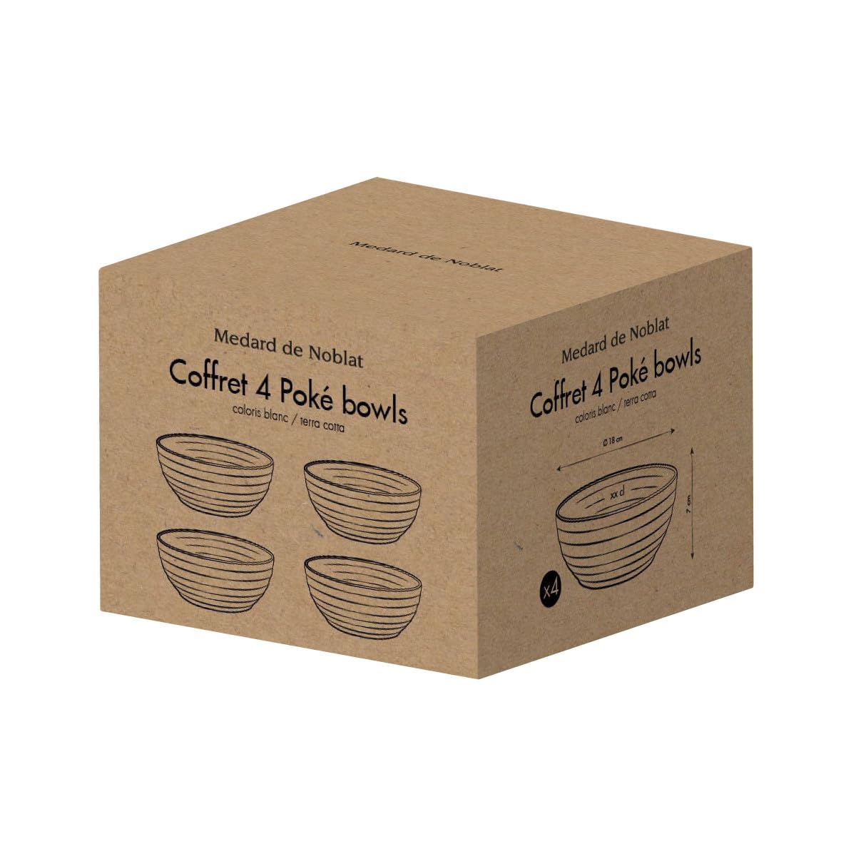 m-dard-de-noblat-fuji-poke-bowl-1-l-beige-lot-de-4 image 3