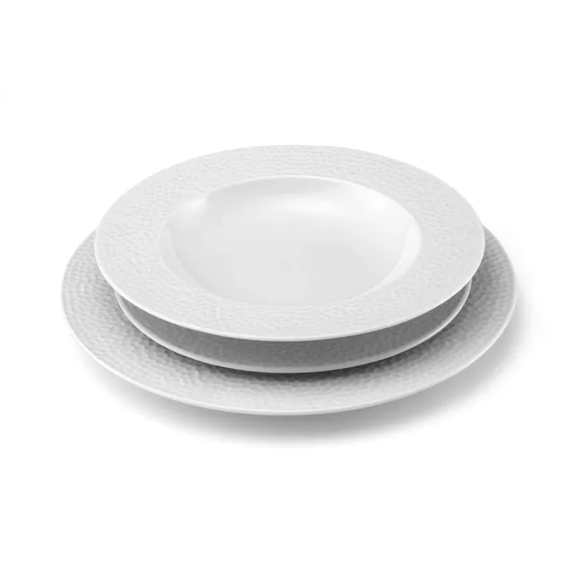 m-dard-de-noblat-urban-service-18-assiettes-blanc-porcelaine image 1