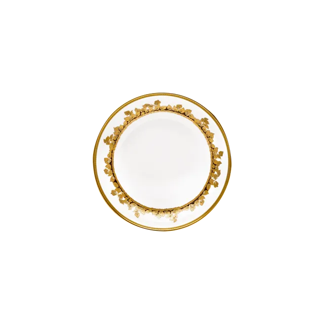 haviland-feuille-d-or-assiette-creuse-calotte-porcelaine-or image 1