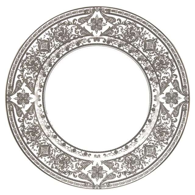 haviland-matignon-assiette-pr-sentation-blanc-platine image 1