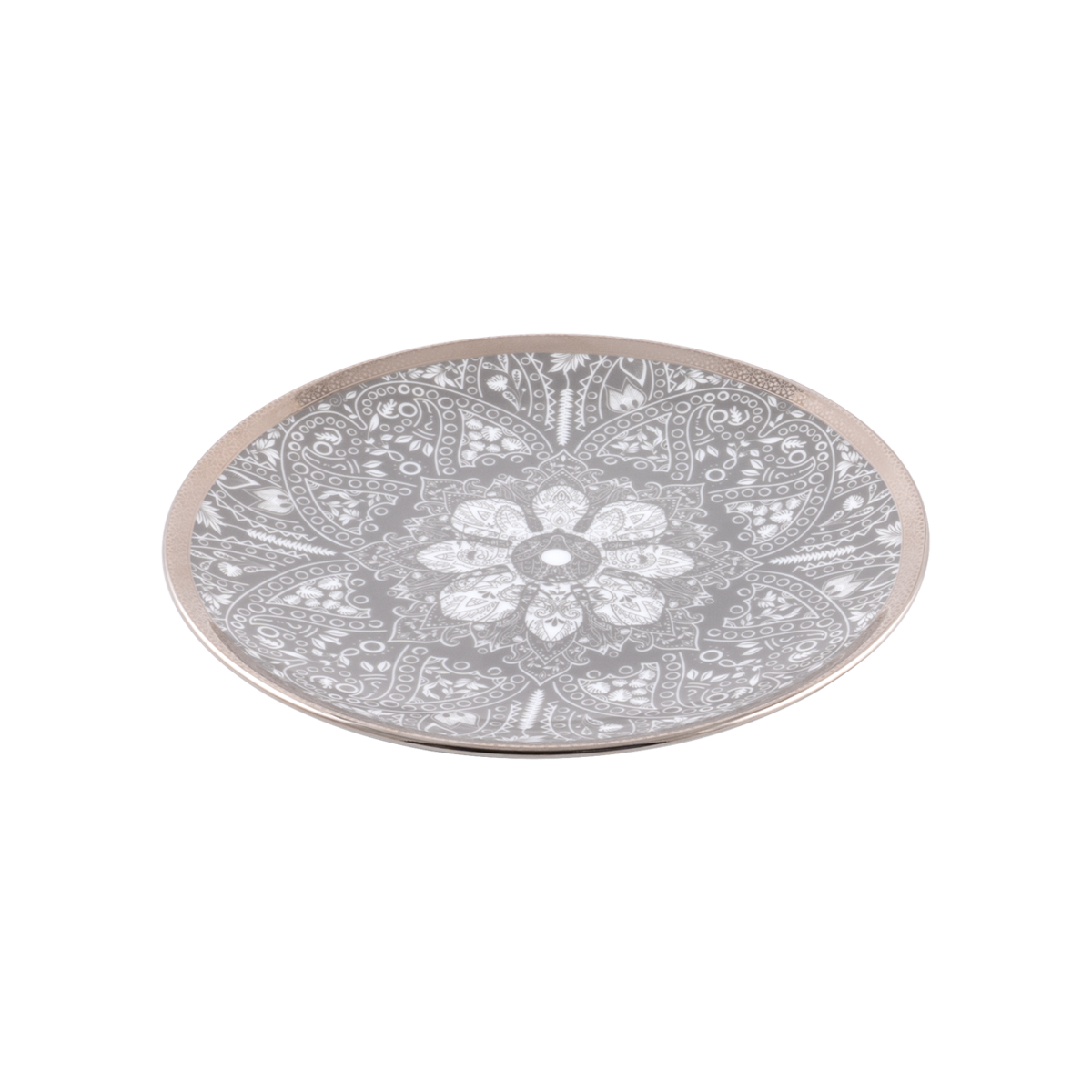 haviland-romane-assiette-dessert-grise-porcelaine image 2
