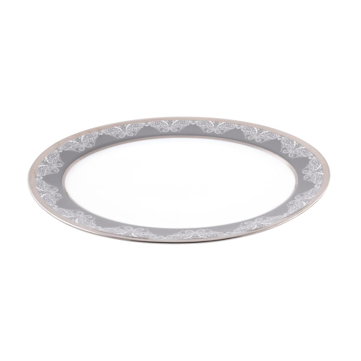 haviland-romane-plat-ovale-gris-porcelaine image 1