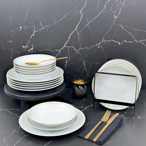 m-dard-de-noblat-byblos-service-18-assiettes-porcelaine-blanc-dor image 7