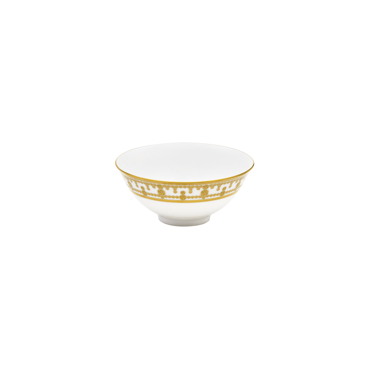haviland-tiara-bol-soupe-porcelaine-blanc-or image 1