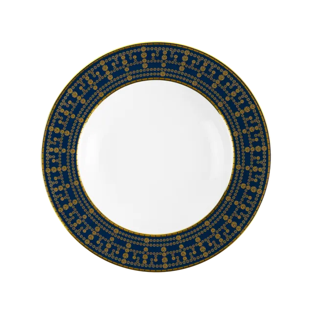 haviland-tiara-assiette-creuse-aile-bleu-de-prusse-or image 1