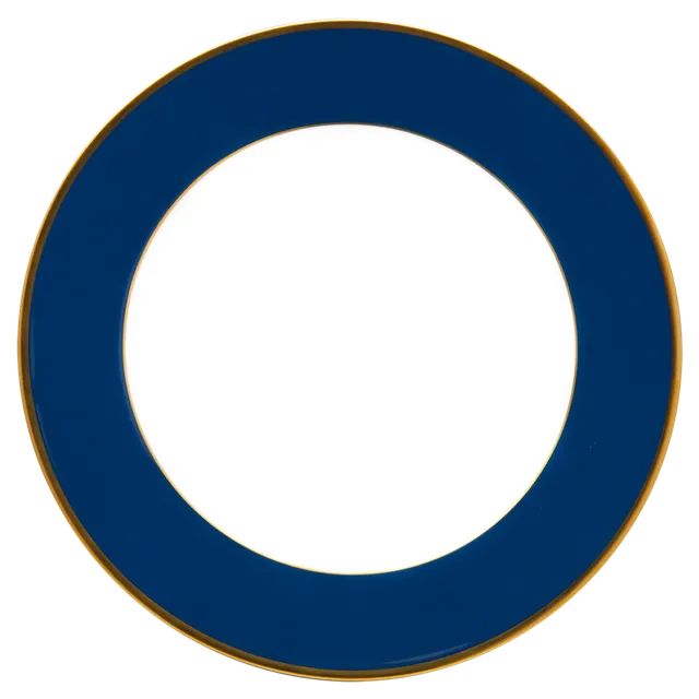 haviland-h-ritage-assiette-de-pr-sentation-bleu-or image 1