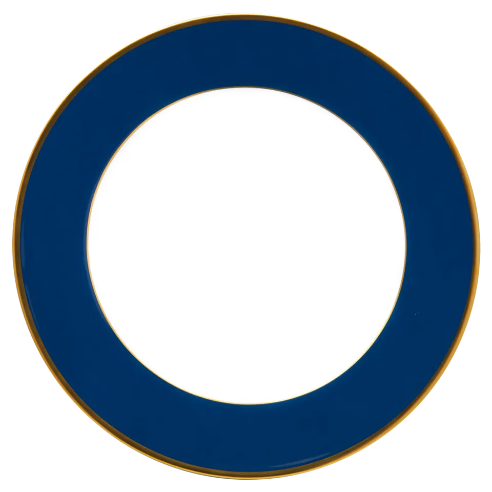 haviland-h-ritage-assiette-de-pr-sentation-bleu-or image 1