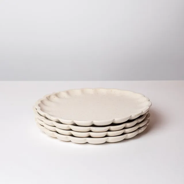 jeda-c-ramique-fleurs-set-4-assiettes-dessert-21-cm image 1