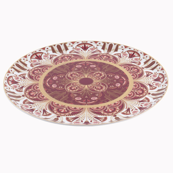 haviland-r-ves-du-nil-plat-tarte-pourpre-or-porcelaine image 2