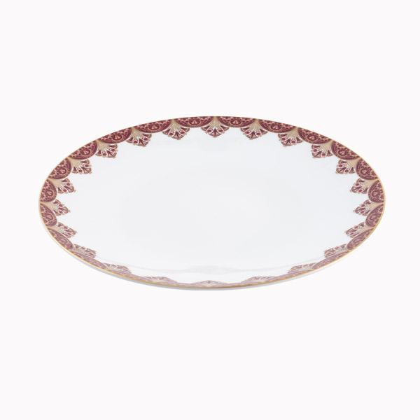 haviland-r-ves-du-nil-assiette-d-ner-pourpre-or-porcelaine-limoges image 2