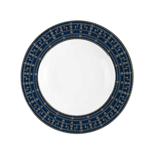 haviland-tiara-assiette-creuse-bleu-de-prusse-platine image 1