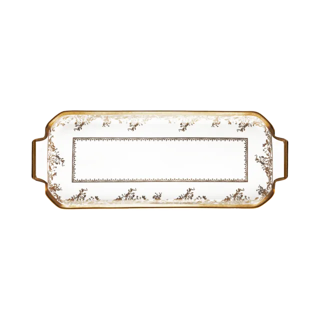 haviland-diplomate-plat-cake-porcelaine-blanche-limoges image 1