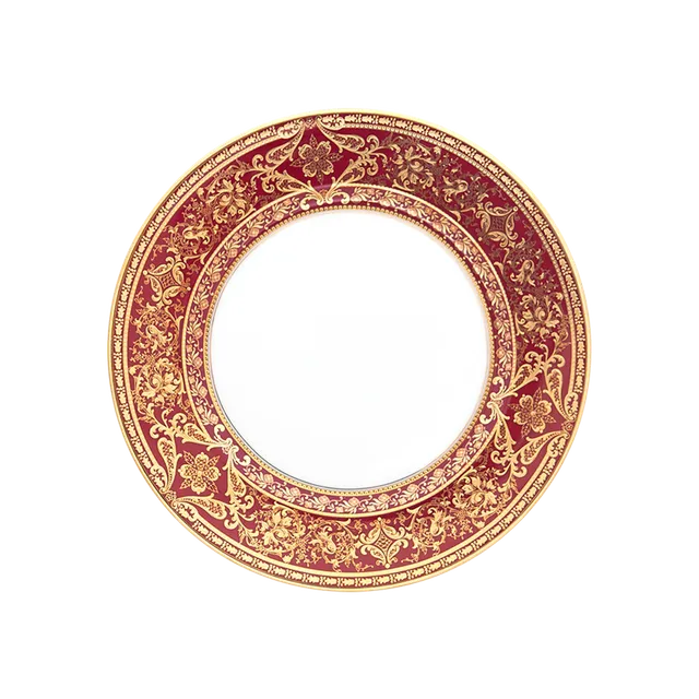 haviland-matignon-assiette-dessert-cerise-or-porcelaine image 1