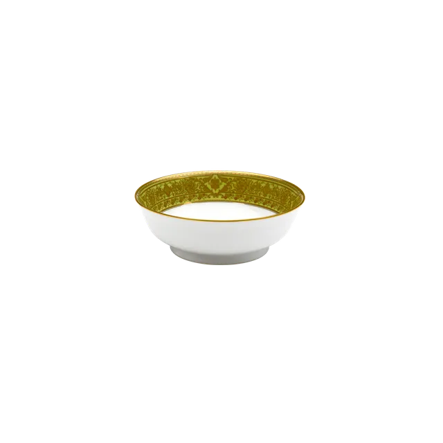 haviland-matignon-coupelle-fruits-porcelaine-vert-pomme-or image 1