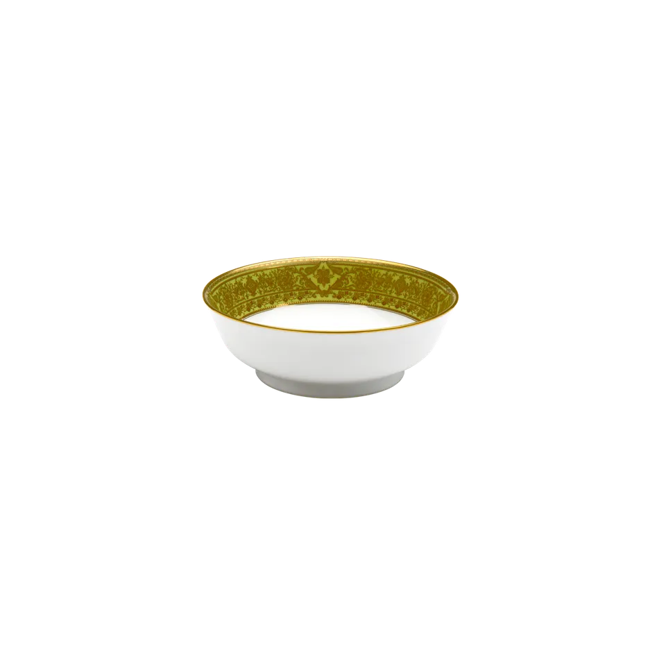 haviland-matignon-coupelle-fruits-porcelaine-vert-pomme-or image 1