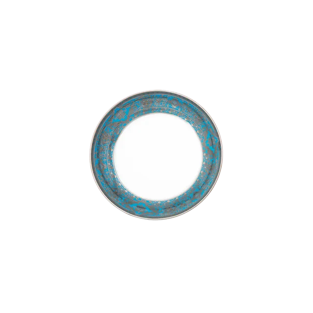 haviland-matignon-assiette-creuse-bleu-piscine-platine image 1