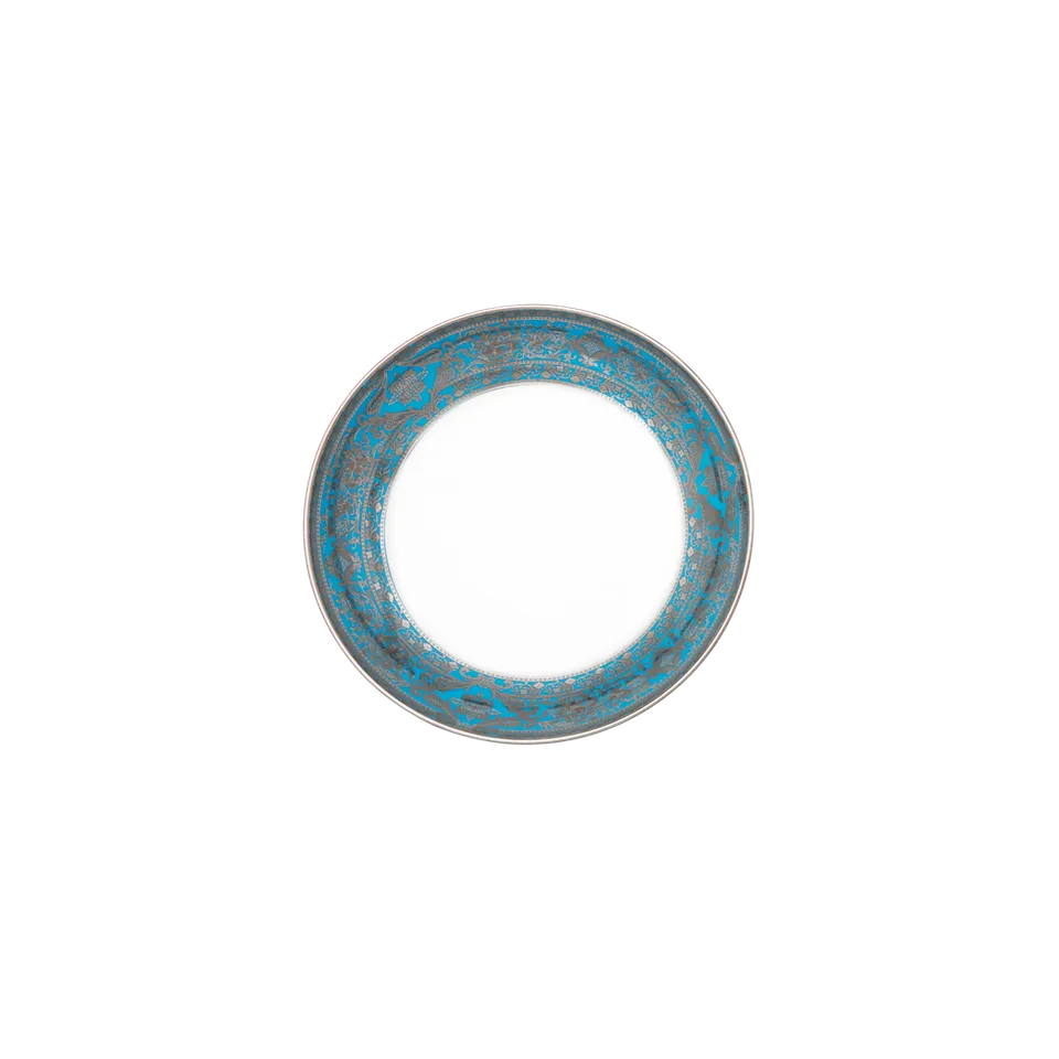 haviland-matignon-assiette-creuse-bleu-piscine-platine image 1
