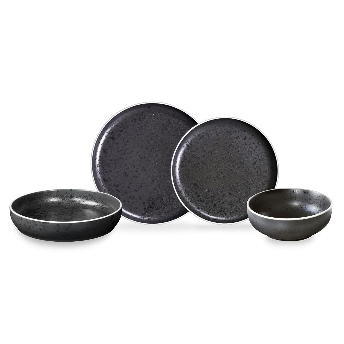m-dard-de-noblat-aster-granit-assiette-gourmet-22-cm-lot-de-6-grise image 2