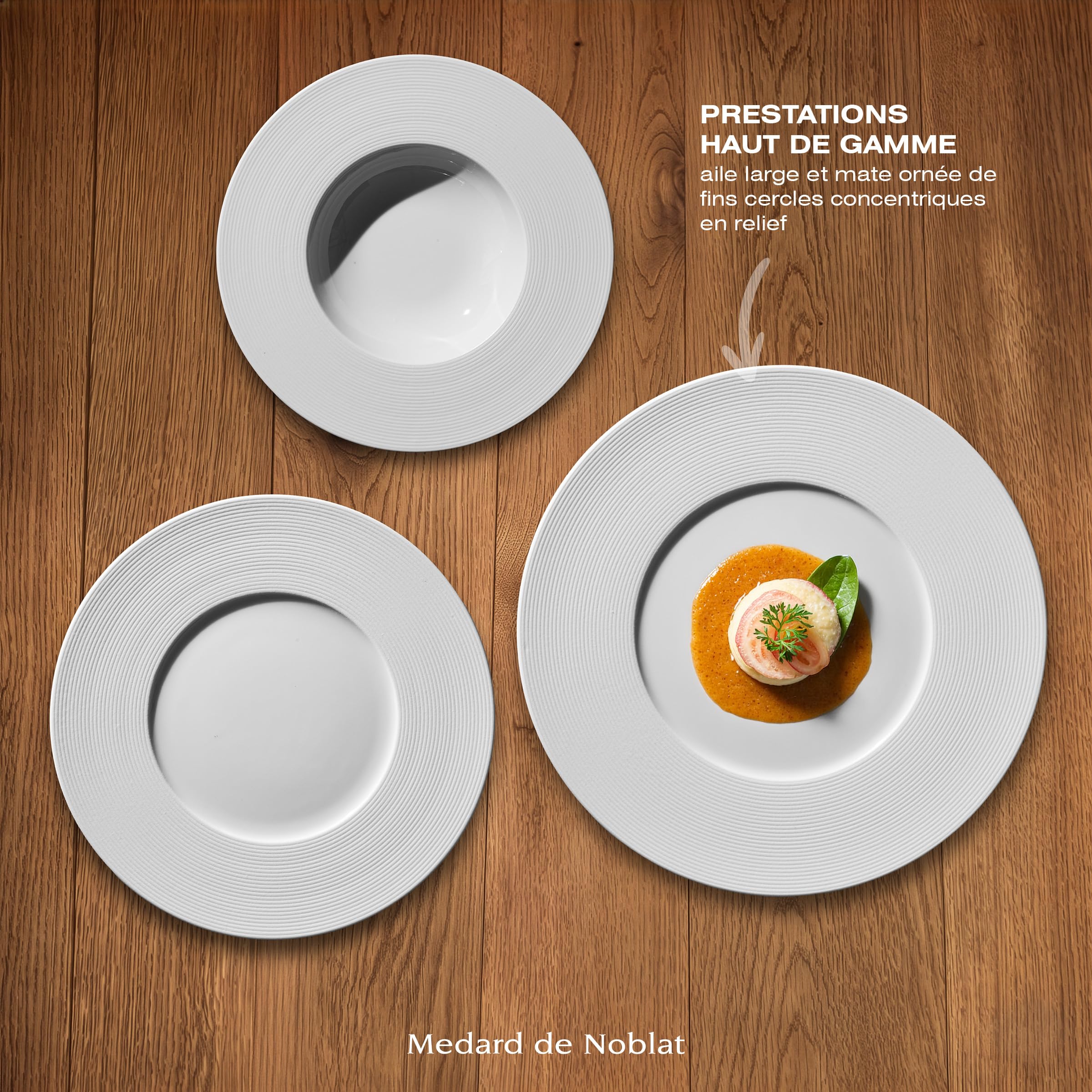 m-dard-de-noblat-batik-service-18-assiettes-porcelaine-blanc image 4