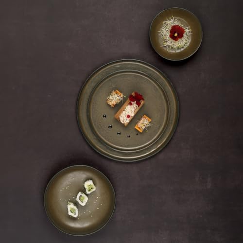 m-dard-de-noblat-maori-assiette-plate-27-5-cm-lot-de-6-marron-gr-s image 8