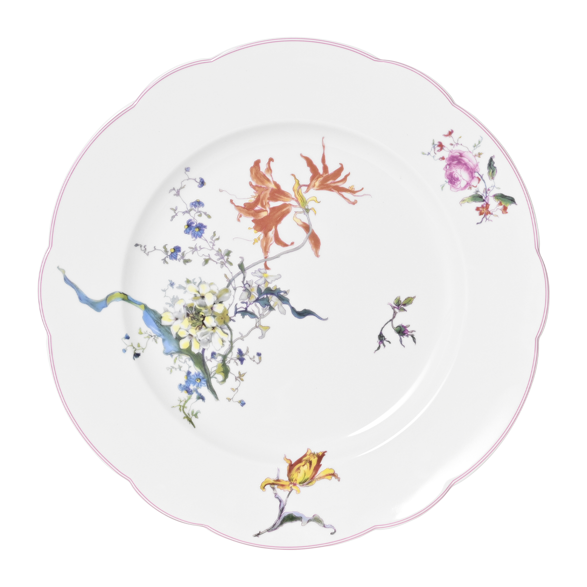 haviland-h-ritage-assiette-d-ner-fleurs-d-auteuil-porcelaine image 1