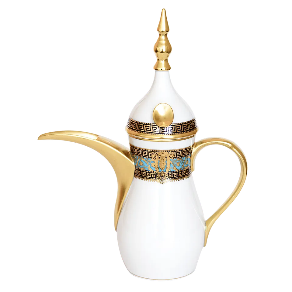 haviland-salon-murat-cafeti-re-orientale-bleu-ciel-or-porcelaine image 1