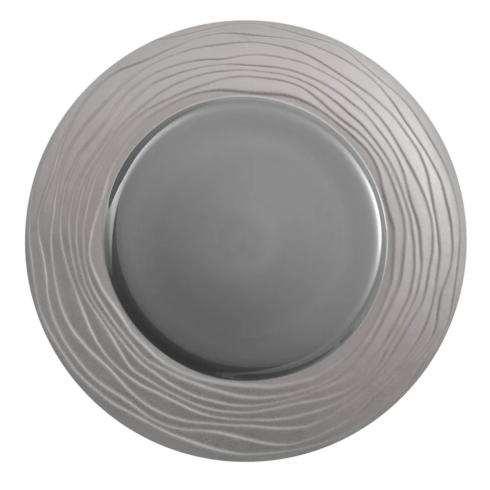 m-dard-de-noblat-escale-nature-assiette-pr-sentation-31-5-cm-gris-lot-3 image 1