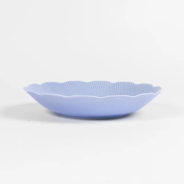 ogre-la-fabrique-tahiti-assiette-creuse-porcelaine-bleue-22-cm image 1
