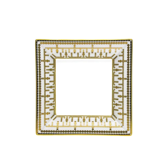 haviland-tiara-vide-poches-porcelaine-moyen-blanc-or image 1