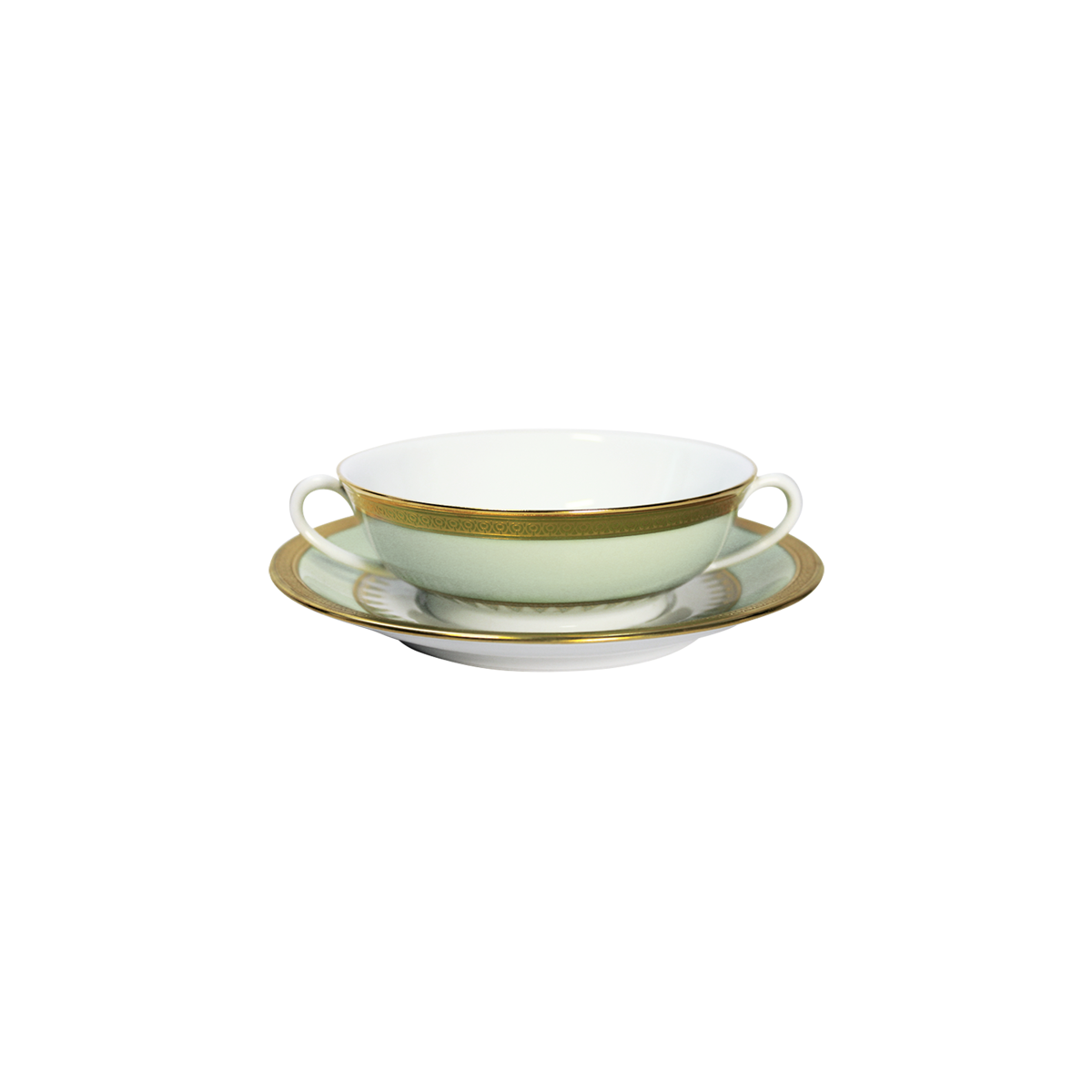 haviland-oasis-bol-bouillon-soucoupe-porcelaine-blanc image 1
