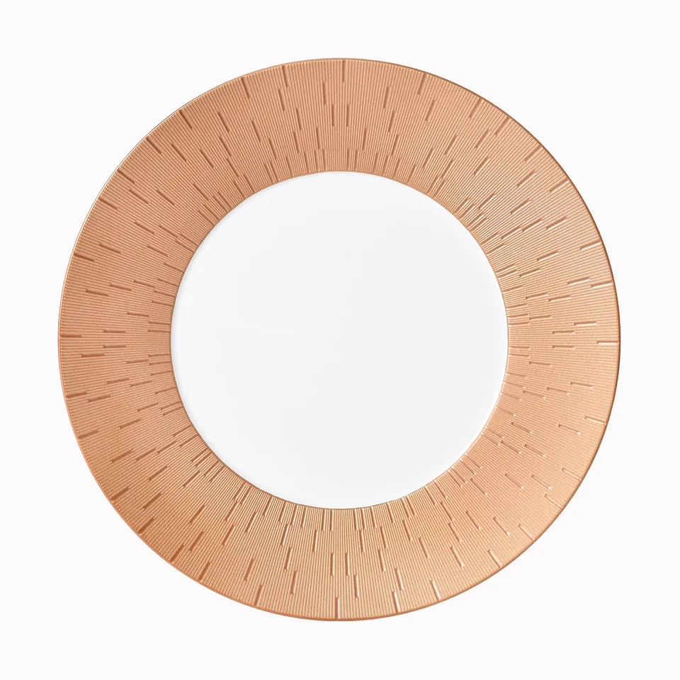 haviland-infini-assiette-d-ner-porcelaine-cuivre image 1